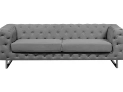 Fabric Sofa Set Grey Vissland