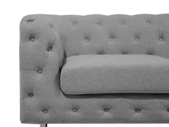 Fabric Sofa Set Grey Vissland