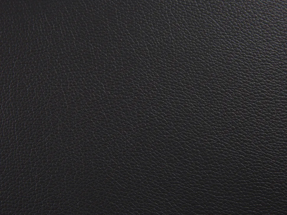 Faux Leather Living Room Set Black Leira