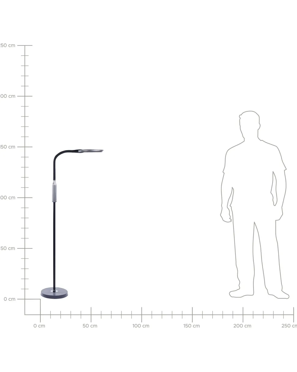 Flurlampe Schwarz Led Cassiopeia