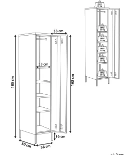 Garderobenschrank Grun Frome
