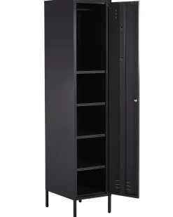 Garderobenschrank Schwarz Frome