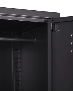 Garderobenschrank Schwarz Frome