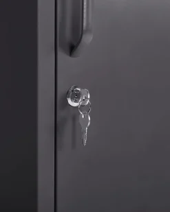 Garderobenschrank Schwarz Frome