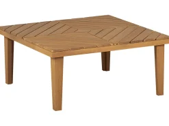 Garten Beistelltisch Akazienholz Hellbraun 70 X 70 Cm Baratti