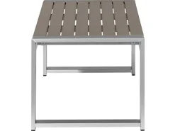 Garten Couchtisch Aluminium Dunkelgrau 90 X 50 Cm Salerno