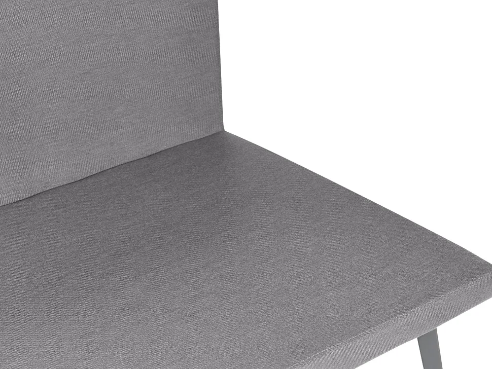 Garten Ecksofa Grau 3-Sitzer Rechte Seite Modular Loretello