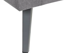 Garten Ecksofa Grau 3-Sitzer Rechte Seite Modular Loretello