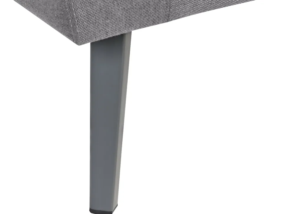 Garten Ecksofa Grau 3-Sitzer Rechte Seite Modular Loretello