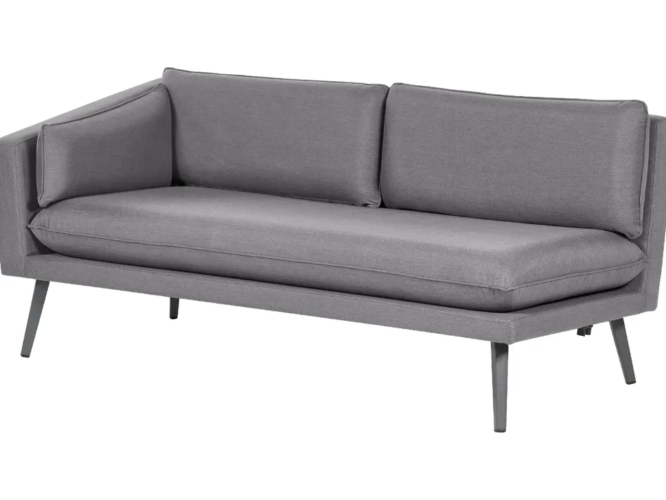 Garten Ecksofa Grau 4-Sitzer Modular Loretello