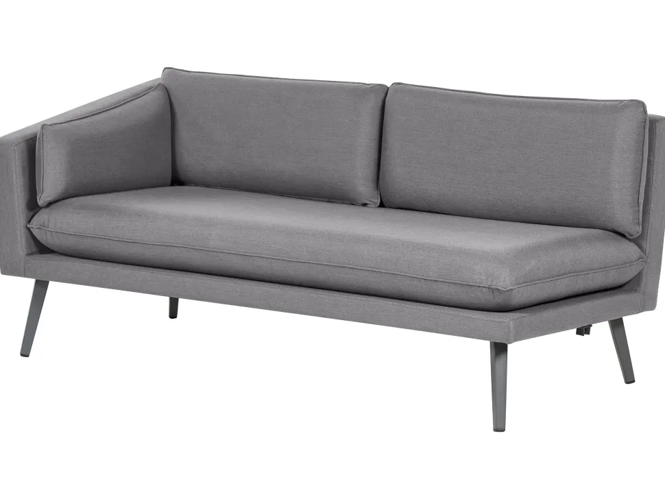 Garten Ecksofa Grau 5-Sitzer Modular Loretello