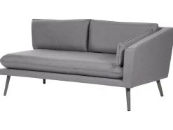 Garten Ecksofa Grau 5-Sitzer Modular Loretello