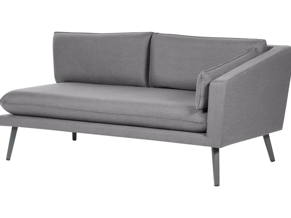 Garten Ecksofa Grau 5-Sitzer Modular Loretello