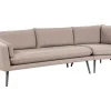 Garten Ecksofa Rechte Seite Beige 3-Sitzer Modular Loretello