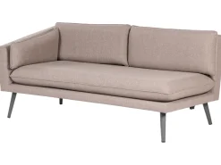 Garten Ecksofa Rechte Seite Beige 3-Sitzer Modular Loretello