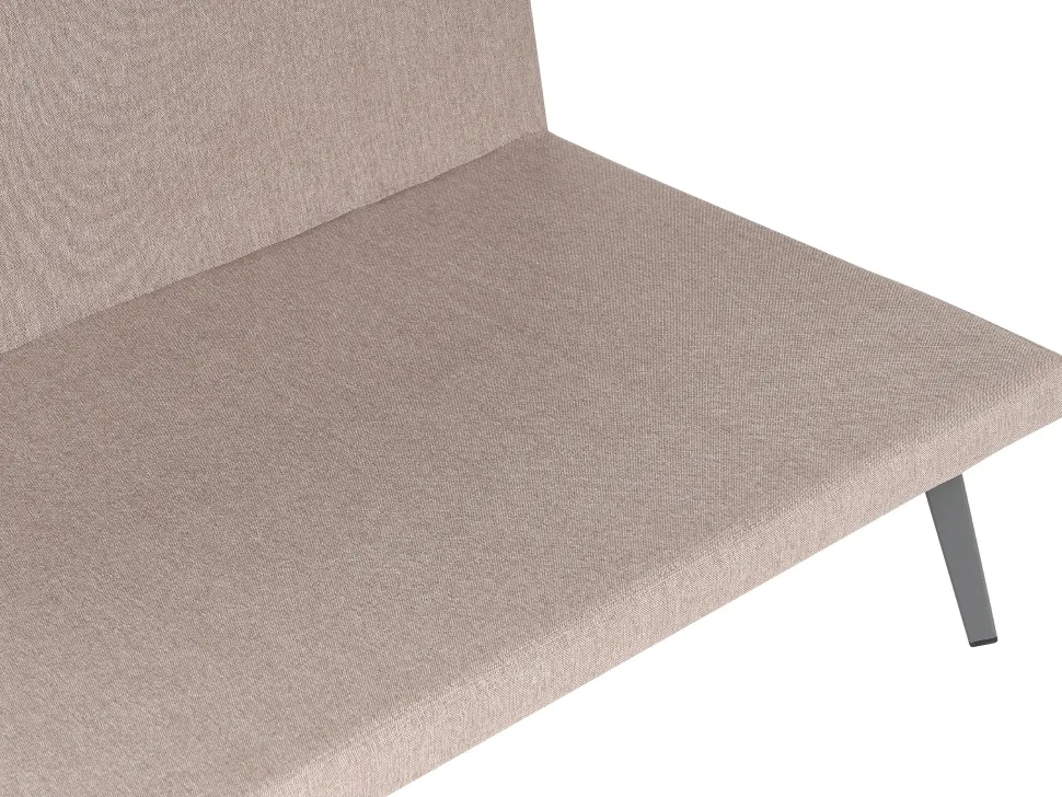 Garten Ecksofa Rechte Seite Beige 3-Sitzer Modular Loretello