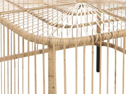 Garten Rattan Couchtisch 67 X 67 Cm Natur Cesenatico