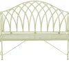 Gartenbank Metall Hellgrun 130 Cm Milazzo