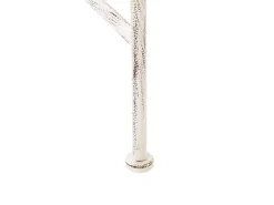 Gartenbank Metall Weis 130 Cm Milazzo