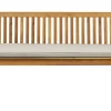 Gartenbank Zertifiziertes Holz Hellbraun 160 Cm Auflage Taupe Vivara
