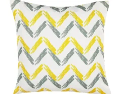 Gartenkissen Bunt 45 X 45 Cm Mit Zick Zack Muster 2Er Set Affile