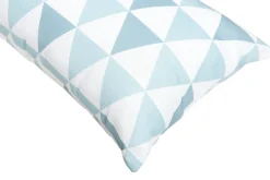 Gartenkissen Dreiecke Blau-Weiss 40 X 70 Cm 2Er Set Trifos