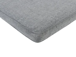 Gartenliege Akazienholz Hellbraun Auflage Grau Rollbar Cesana