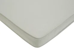 Gartenliege Akazienholz Hellbraun Auflage Grau-Beige Rollbar Java