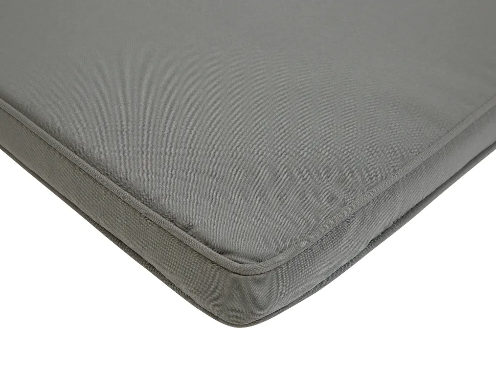Gartenliege Akazienholz Hellbraun Auflage Graphitgrau Rollbar Java