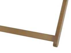 Gartenliege Akazienholz Hellbraun Textil Grau Avellino