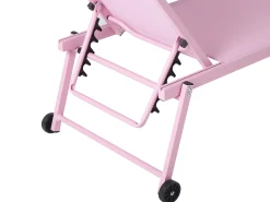 Gartenliege Aluminium Textilbespannung Rosa Portofino