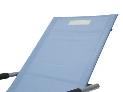 Gartenliege Blau Textil Schaukelfunktion Carano