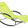 Gartenliege Limettengrun Textil Schaukelfunktion Carano