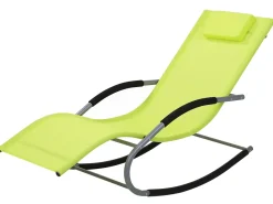 Gartenliege Limettengrun Textil Schaukelfunktion Carano