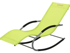 Gartenliege Limettengrun Textil Schaukelfunktion Carano