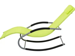 Gartenliege Limettengrun Textil Schaukelfunktion Carano