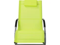 Gartenliege Limettengrun Textil Schaukelfunktion Carano