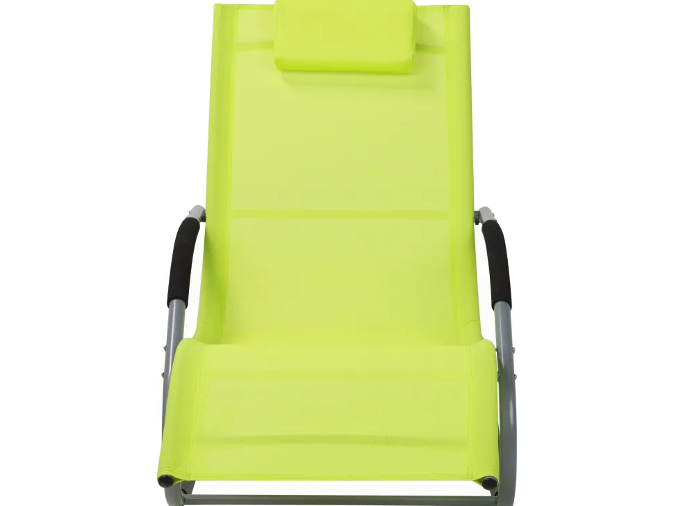 Gartenliege Limettengrun Textil Schaukelfunktion Carano
