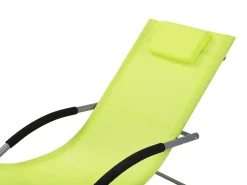 Gartenliege Limettengrun Textil Schaukelfunktion Carano