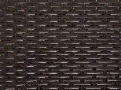 Gartenliege Rattan Braun Auflage Weis Vasto