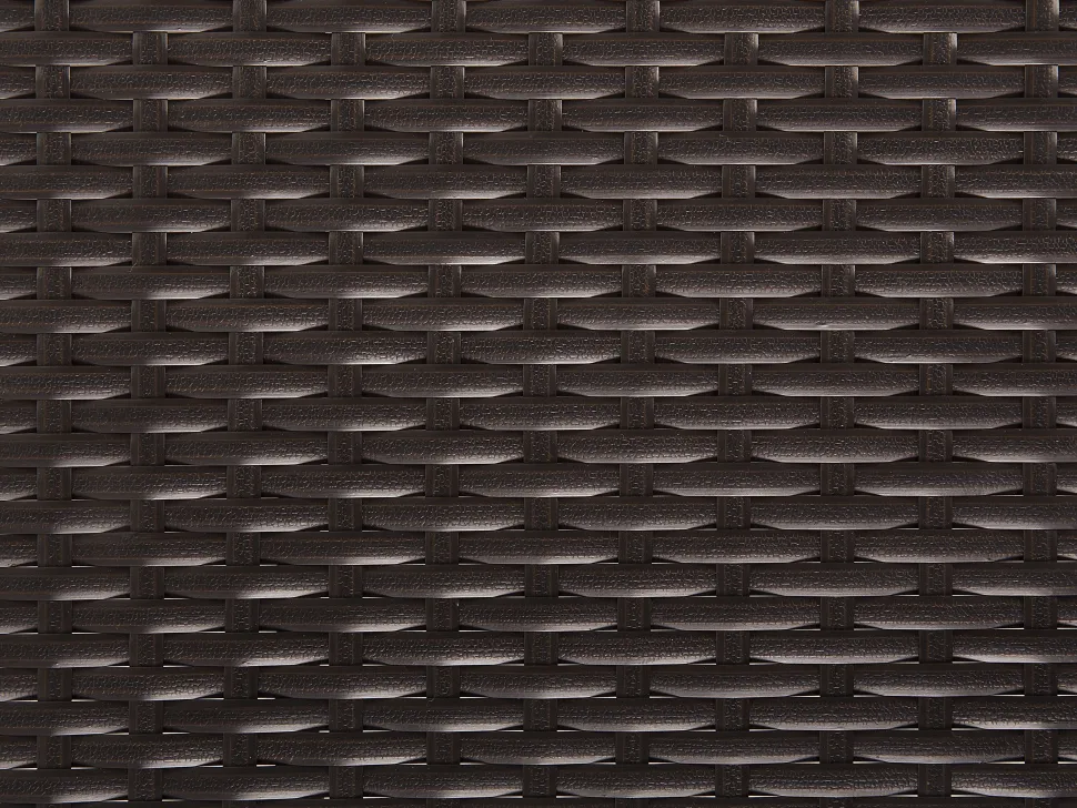 Gartenliege Rattan Braun Auflage Weis Vasto