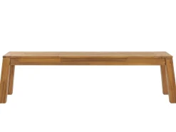 Gartenmöbel Set Akazienholz Hellbraun 6-Sitzer 5-Teilig Livorno