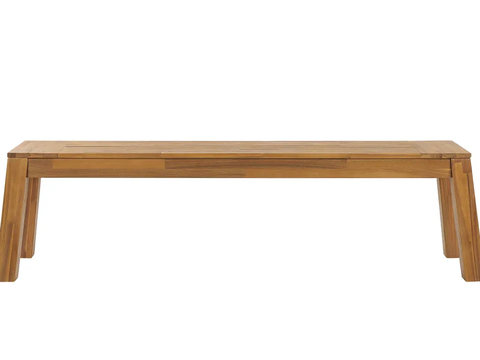 Gartenmöbel Set Akazienholz Hellbraun 6-Sitzer 5-Teilig Livorno