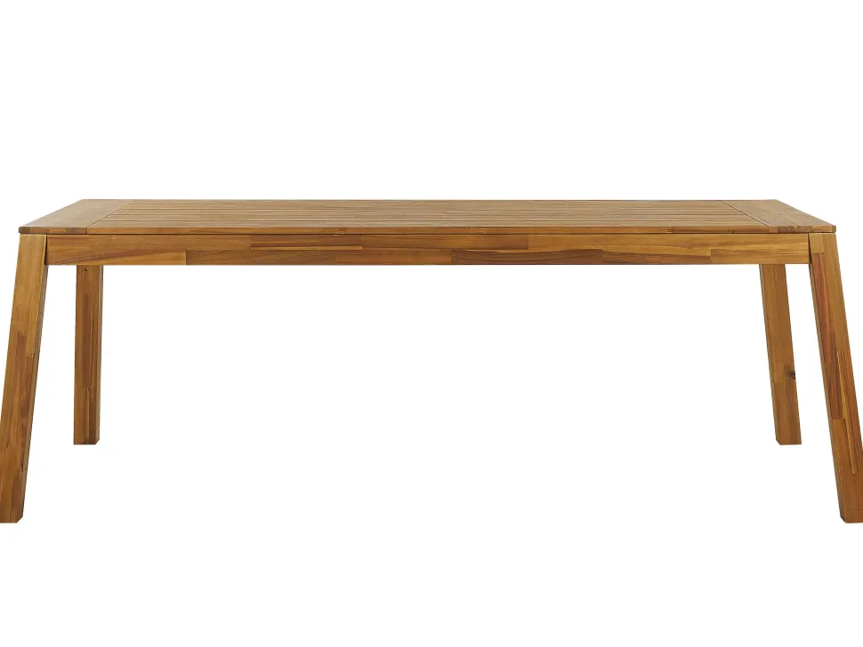 Gartenmöbel Set Akazienholz Hellbraun 6-Sitzer 5-Teilig Livorno