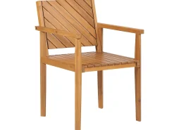 Gartenmöbel Set Akazienholz Hellbraun 4-Sitzer Baratti