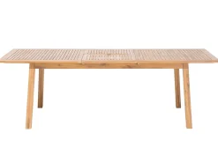 Gartenmöbel Set Akazienholz Hellbraun 8-Sizer Textilbespannung Grau Cesana