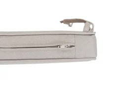 Gartenmöbel Set Akazienholz Hellbraun 8-Sitzer Auflagen Taupe Sassari