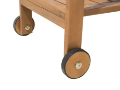 Gartenmöbel Set Akazienholz Hellbraun 8-Sitzer 10-Teilig Sassari