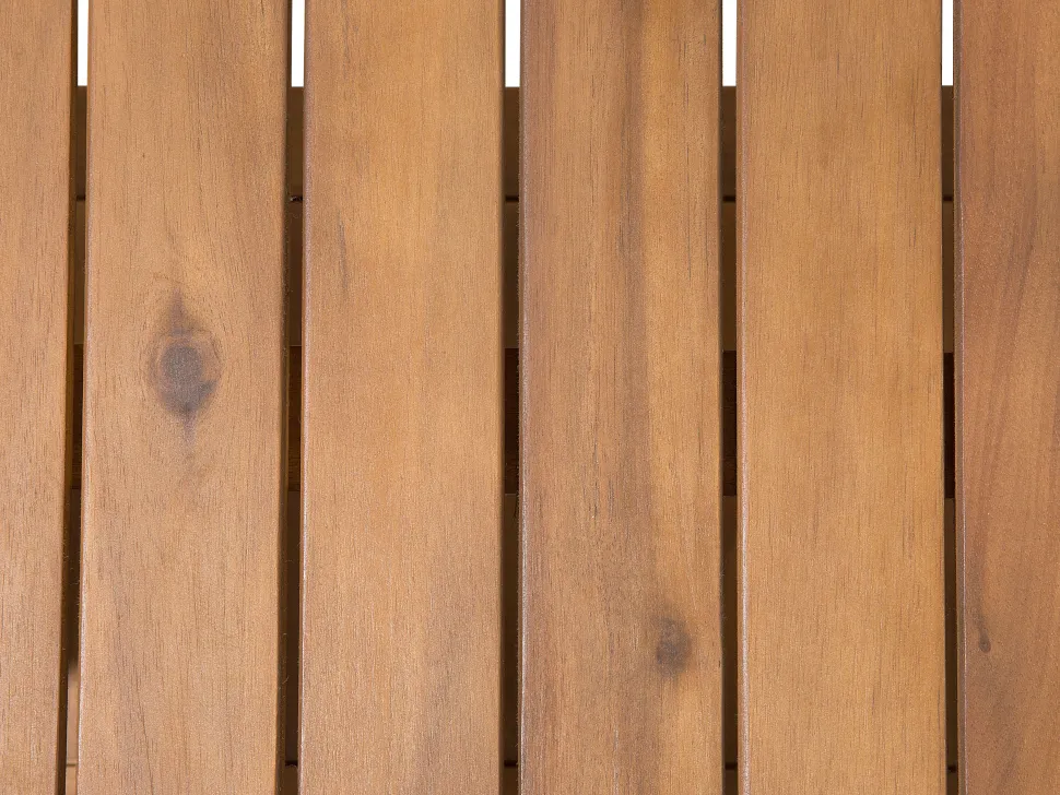 Gartenmöbel Set Akazienholz Hellbraun 8-Sitzer 10-Teilig Sassari