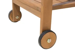 Gartenmöbel Set Akazienholz Hellbraun 6-Sitzer 8-Teilig Sassari